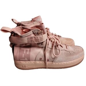 NIKE SF AF1 AIR FORCE 1 MID SUEDE CORAL STARDUST. 11.5/12. Read below.